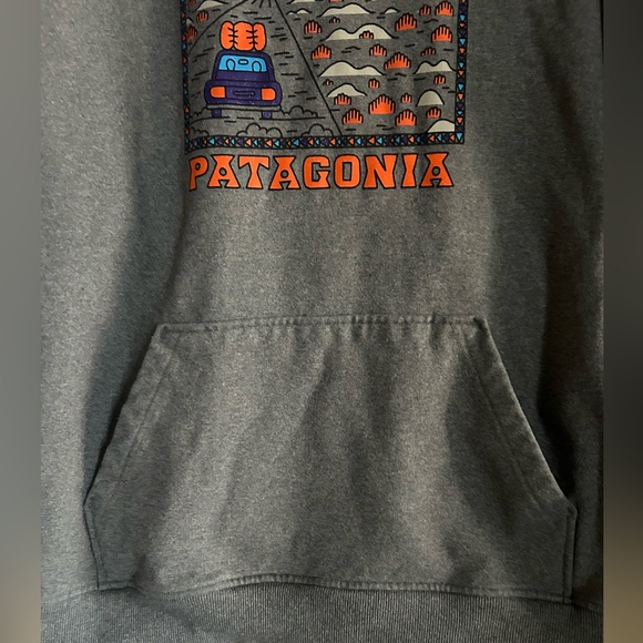 Patagonia Men's Summit Road Uprisal Hoody size XL Grey Gray Colorful - Picture 4 of 7